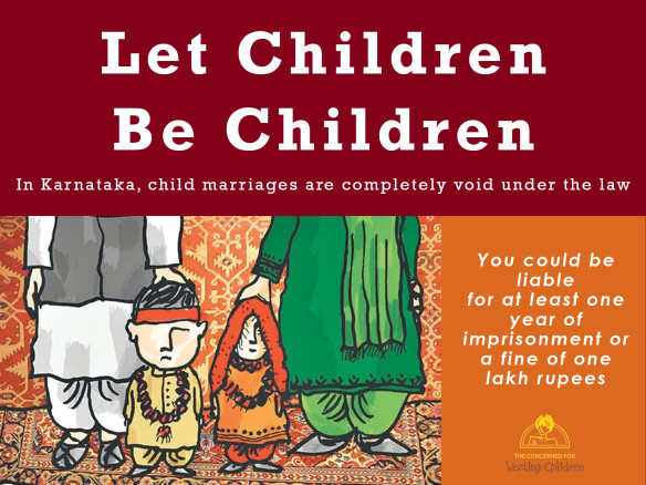 2. Child Marriage Poster 2 Logo Center