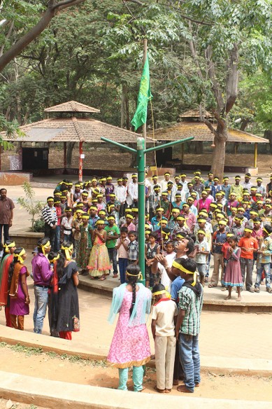 A.Bhima Sangha celebrates Child Labour Day on 30th April 2014