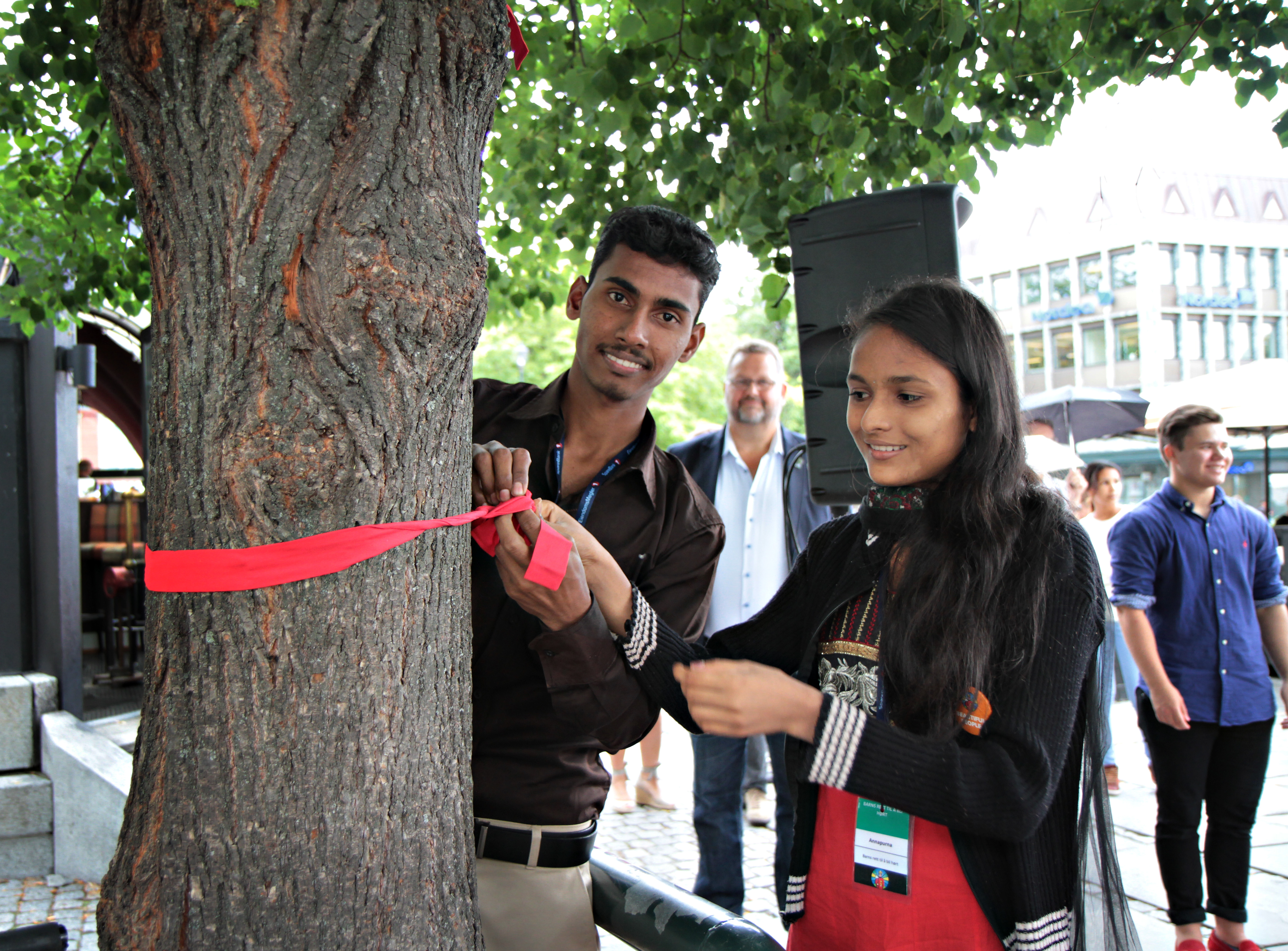 Red Ribbon Ceremony